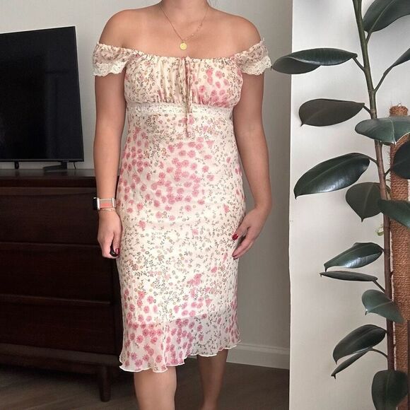 Vintage milkmaid dress - Picture 2 of 8